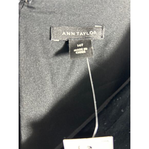 Ann Taylor Velvet Jumpsuit with sash tie size 14T NWT - Picture 7 of 8